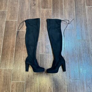 Black Over-the-Knee Gianni Bini Boots
